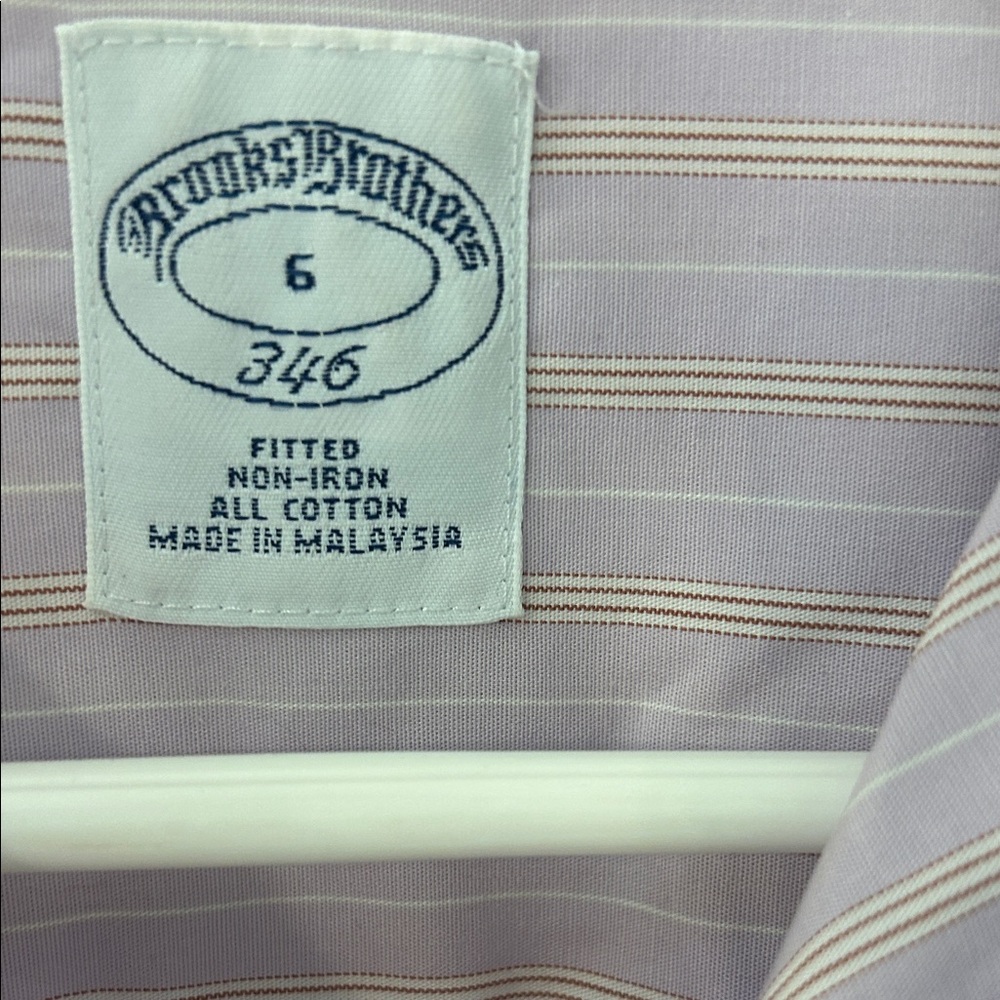 Brooks Brothers Pink and White Button Down Shirt - Picture 3 of 4